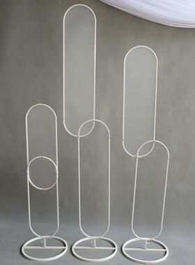 婚庆道具景新款穿越三件套风重叠路引JZW屏阳光膜背舞台摆件叠影