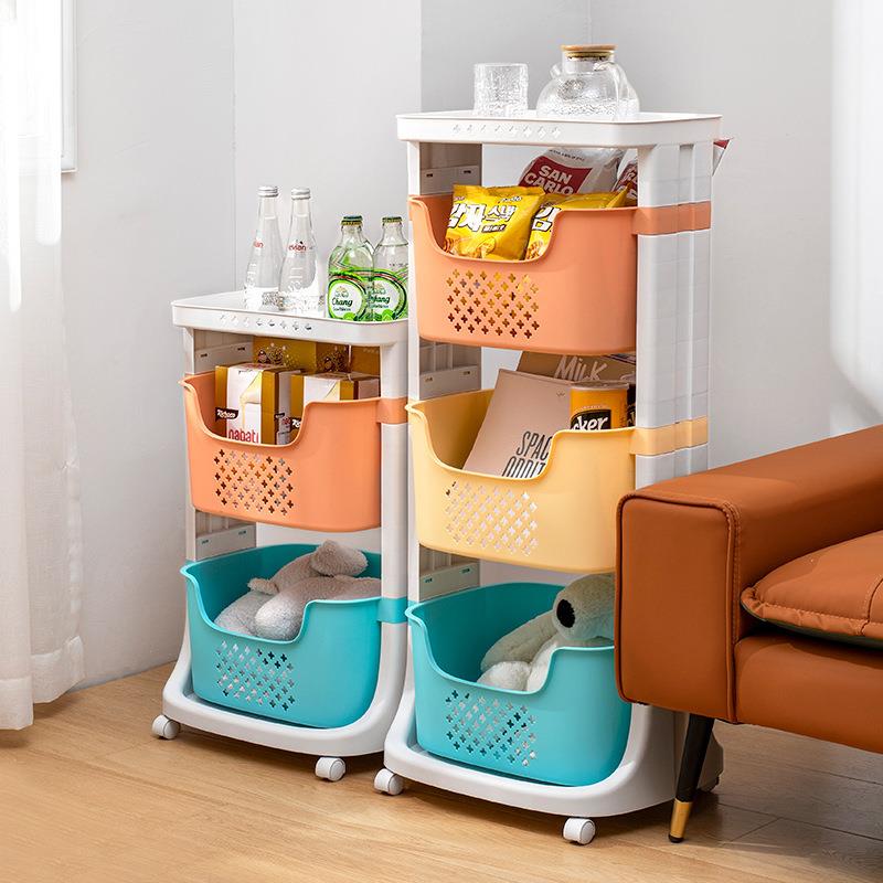 多功能杂物收纳儿童玩具整理置物架缝夹ZU2212-2用可加叠多层储物