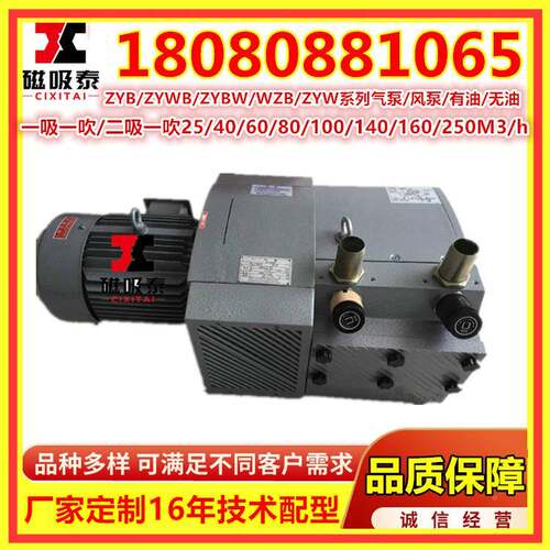 ZYWB10E/VERF/B真空压0力复合泵气/风泵4.5KW泡吹吸负压灯抽气旋