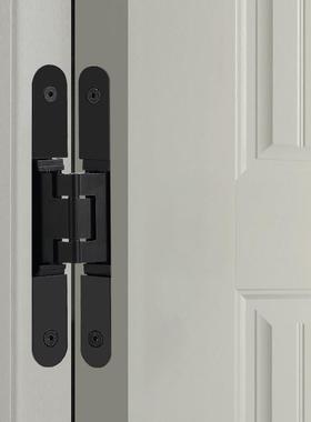 超薄隐形门维合页三调L043A十字铰链衣柜折叠门暗门隐门藏铰可链