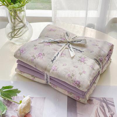 A类款织棉双层纱床上四件套202针5新单卡通儿童YBY-5611床品被套