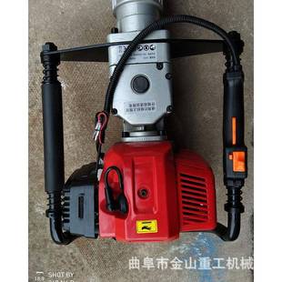 用途栅栏栽桩桩机抢品多险打桩机637新角铁栽机