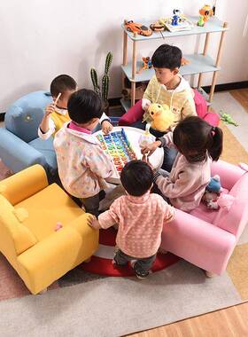 儿童沙发座椅单双人宝卡男女孩动物可园爱公主懒人幼儿宝小29079