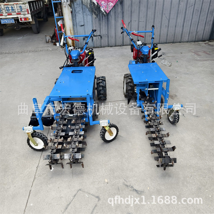 链条式小型农用开沟机果园施肥
