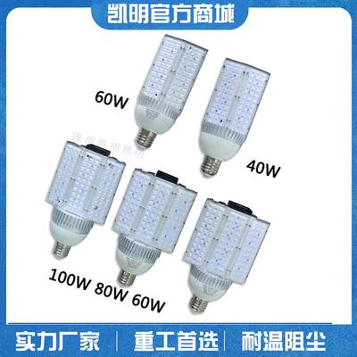 白光风冷led路灯头10w0路120w80w双滚珠风扇户外e27/WGWe40灯价格