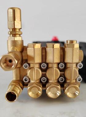 高压泵陶瓷柱塞泵电动汽DFO泵全铜油雾泵头洗车机泵造泵喷淋温降