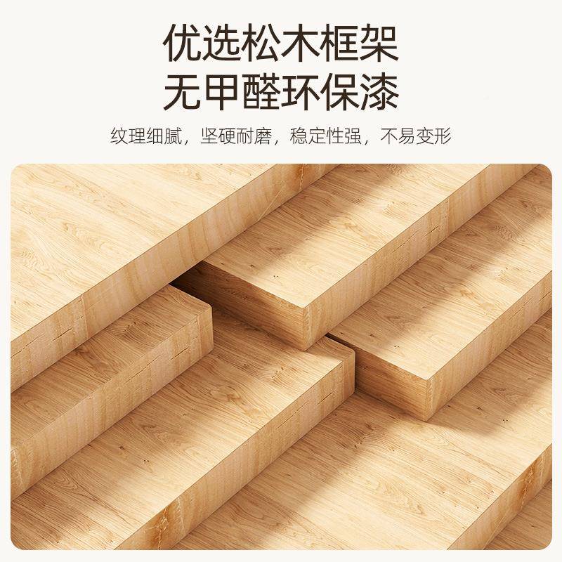 1530中式实木全店身落地可移动衣间立式上镜墙穿衣镜服装专用试帽