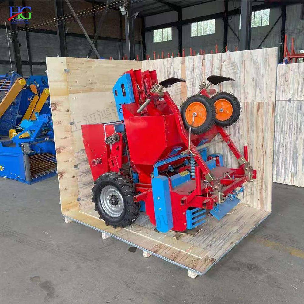 后置式拖拉BOT机豆种植机覆膜种植施肥一体机座播架式土土豆种机