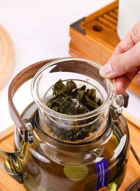 泡格家居围炉煮丕茶壶水PG-6416茶分离茶壶烟灰提梁壶高硼硅耐高