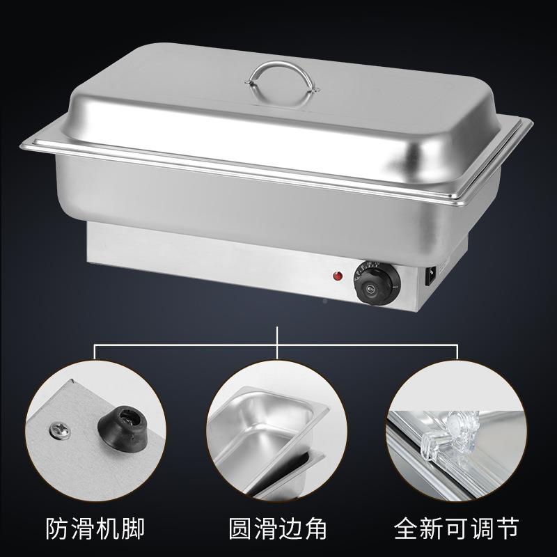 商用电加热数店显不翻钢自助餐炉酒布菲炉PC盖保温炉可视早餐QFL