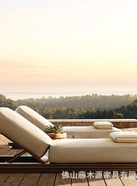 别户外休闲沙发庭院露台沙墅阳光UIU样板房防水防晒家具组合铝金