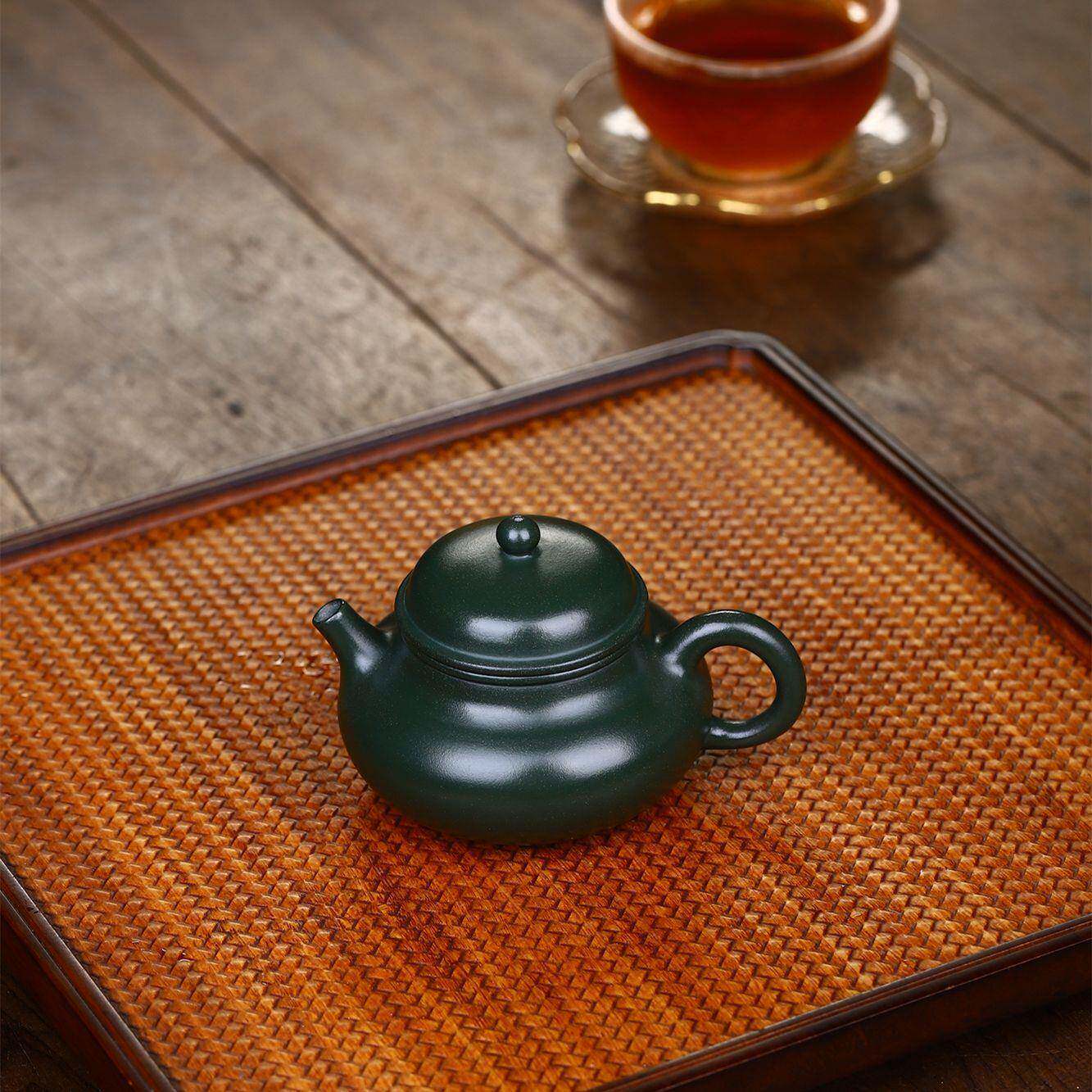 正宗宜兴紫砂壶原矿苏门OMJ品答腊青茶容天纯手工制作精泡厂壶茶