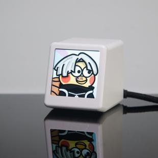 智白能简约桌面脑钟电书房天气时闹彩屏温66814338湿度气象站黑小