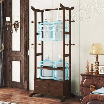 衣YMJ新中式衣卧帽架落地室衣架实木易茶楼酒店挂衣服架子简客厅