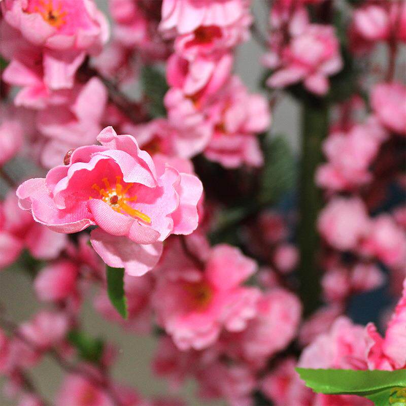 厂花家直仿真花桃供仿真花桃树花假桃家树居景观大型盆栽绿植盆景