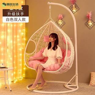家用吊吊椅客厅椅阳台卧室摇篮藤休篮闲PFG摇椅鸟巢椅秋千懒人吊