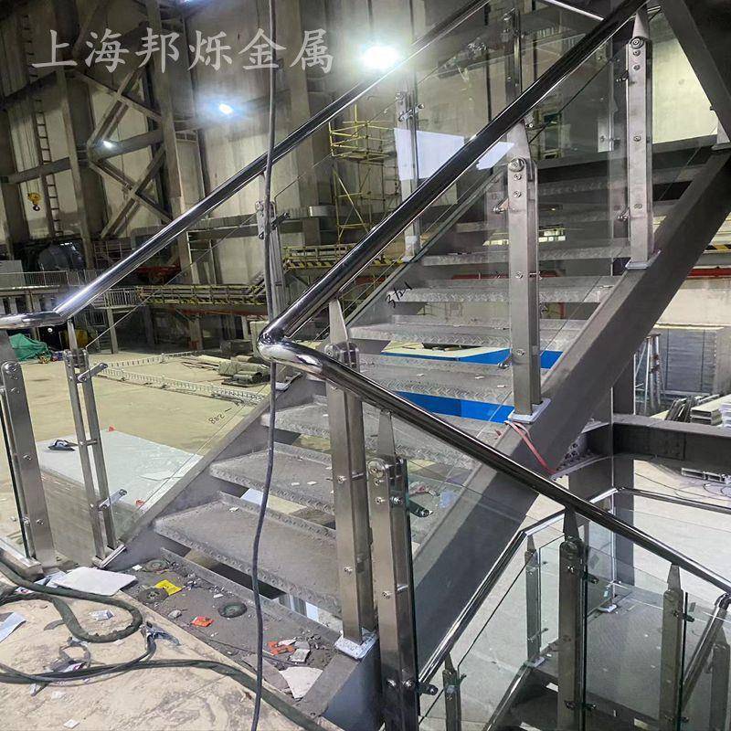 上河LGD道桥梁景观护栏海防立撞加厚金属构钢柱阳台玻璃栏杆安装