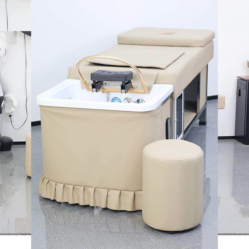 全自动智能电动电动泰式头水按摩疗洗头床理循环熏蒸发店美发发廊