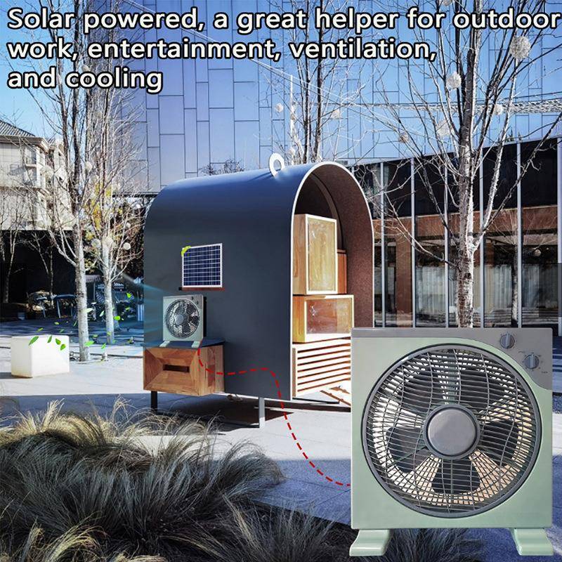 太阳能1KBE2V家用台式转页扇舍轻床音台鸿运扇上小风扇学生宿电扇