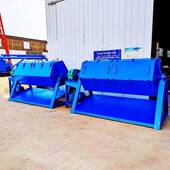 镀锌件六角滚筒抛光机去石头倒角UBZ毛刺属除锈振动金研机磨机