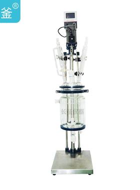 实验多功能套真空蒸馏仪器1L室/2AL558178L/5L小双层玻型璃反应夹