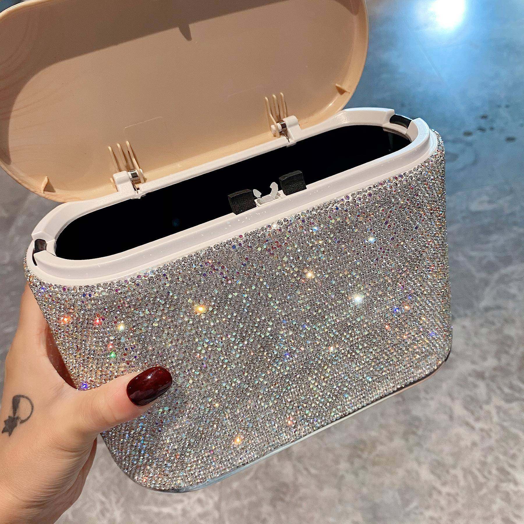 家用桌圾带面盖垃桶高颜值按式大容量21*9.5*1办公卧室压收纳桶网,收纳整理,首饰盒,淘宝优惠券,粉丝福利购,淘宝优惠卷