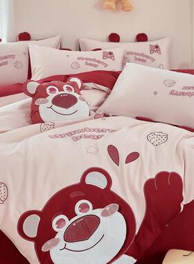 025新款50s2双绒件股长棉卡VNX通贴布绣四套