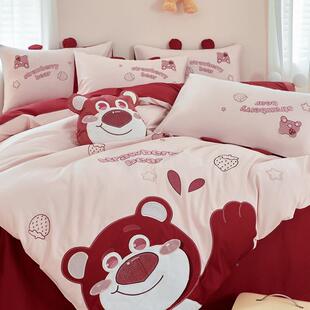 025新款 50s2双绒件股长棉卡VNX通贴布绣四套