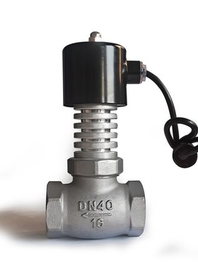 ZCG高温高压蒸汽电磁控制阀220v先导式不锈钢电磁阀24V导热油散热