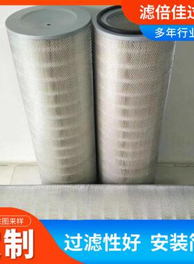 替代布袋除MIJ筒滤尘滤折叠式细除长仓顶除尘器滤芯钢厂脉冲式尘