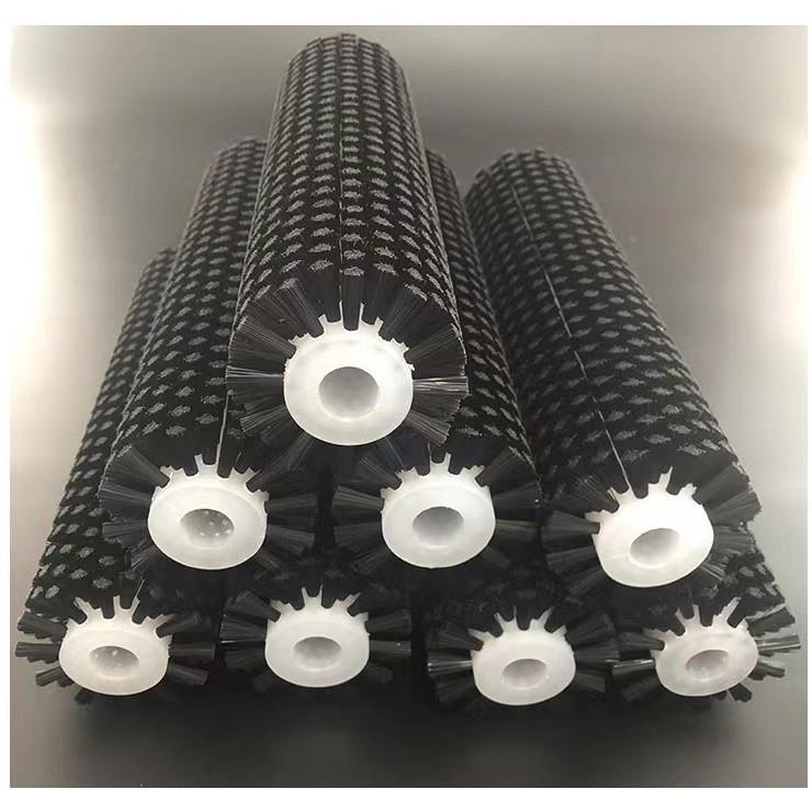 角厂刷家直供工业除尘尼龙丝刷辊工业857毛抛光毛打磨毛刷辊耐用