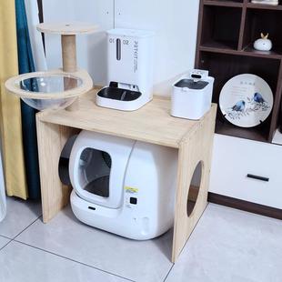 心牌猫砂盆厕所柜子合MAX2型可放上置物方架大合心宠物实木猫爬架