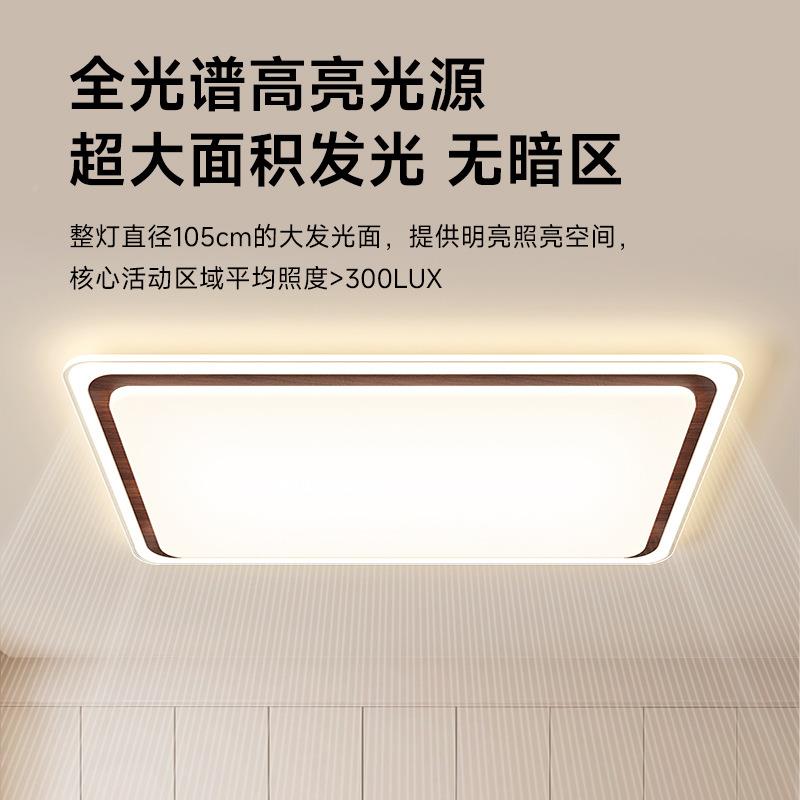 225新款设计师简大0气卧室灯极书全房屋灯具全光187谱护眼客厅吸