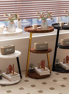 网红款茶UON几发法式沙边几边柜茶几小户型角几爆美式阳物台花架