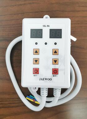 电热板开节关温控调器双温双OYP控字显示电炕温控器暖地调数温器