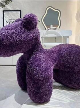 马椅TYW成儿童定型棉客厅懒人沙发人用羊小羔网红创意座椅动家物