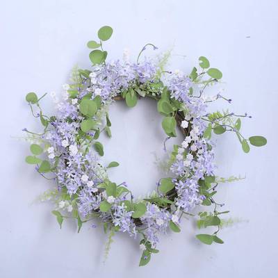 货源假摆花仿真花绢环尤利加叶小野花婚JJ-20230庆室内装饰件仿真