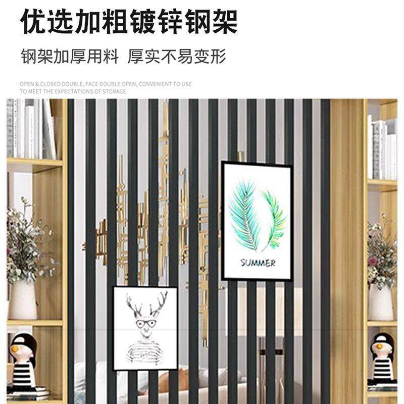 玄jls6795M关屏简风隔断遮挡约现代入户小客户型置物架客厅遮厅挡