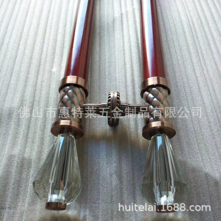 欧式复古水LZR店晶大拉手酒门ktv门把手木门玻璃大拉手门厂家直销