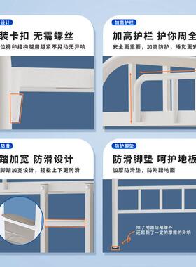 下铺铁床双层学生宿舍YUF工公员寓高寝室双人床工地成人架子床低