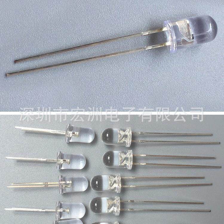 F呼吸灯灯蓝色高亮5MM自闪米蓝呼吸5珠5毫渐明渐CFV暗蓝