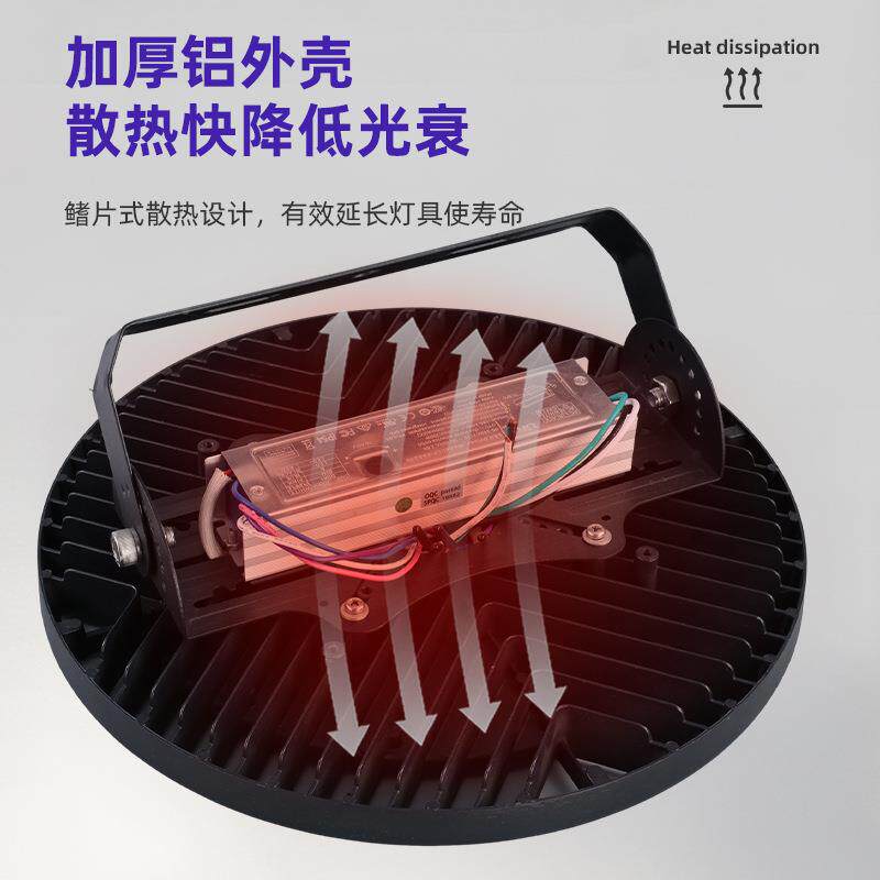 led工矿灯外明置电车KYW间仓库照UFO飞碟灯防源压铸铝飞碟水高亮