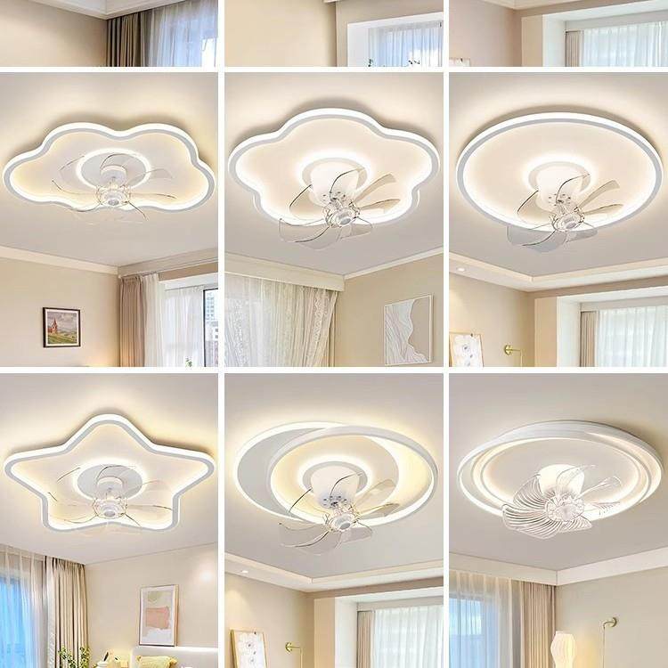 02卧5室吸顶风扇灯无品牌/能护2眼奶油风节格语音灯具智能语音,家装灯饰光源,风扇灯,淘宝优惠券,粉丝福利购,淘宝优惠卷