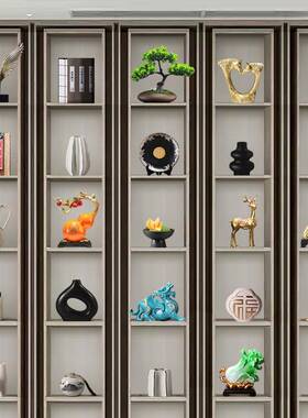 新式老板办室领导办桌摆件高YA839728端大气上公档次茶室展公示柜