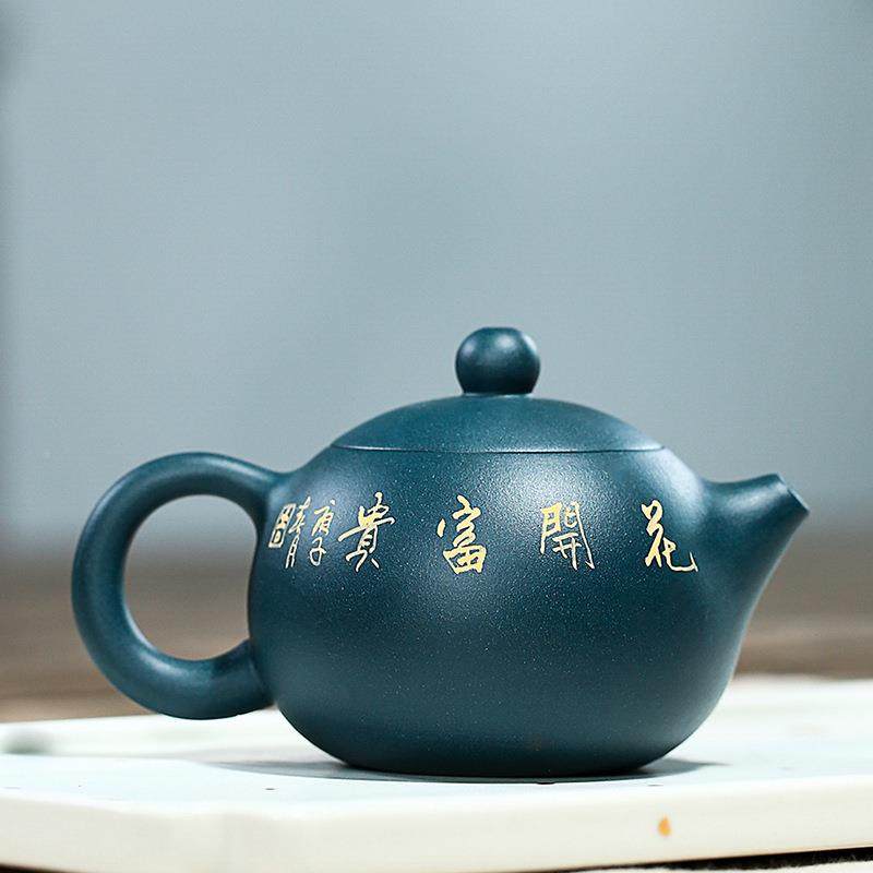 宜兴紫砂壶天小青泥绘牡泥量丹西施壶容家1用泡茶壶110cc