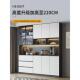 餐边柜高柜一奢体墙现代简约轻客厅厅家用茶餐水靠酒柜收纳储LIE