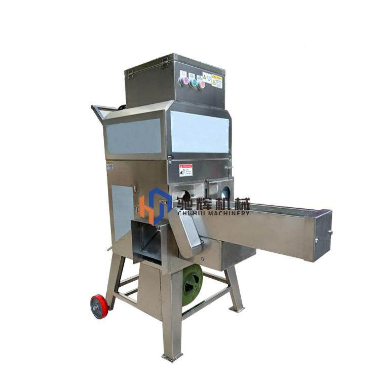 鱼饵工厂嫩玉米脱粒新鲜玉米刨料机QNF紫玉机米剥粒机视频粒图片