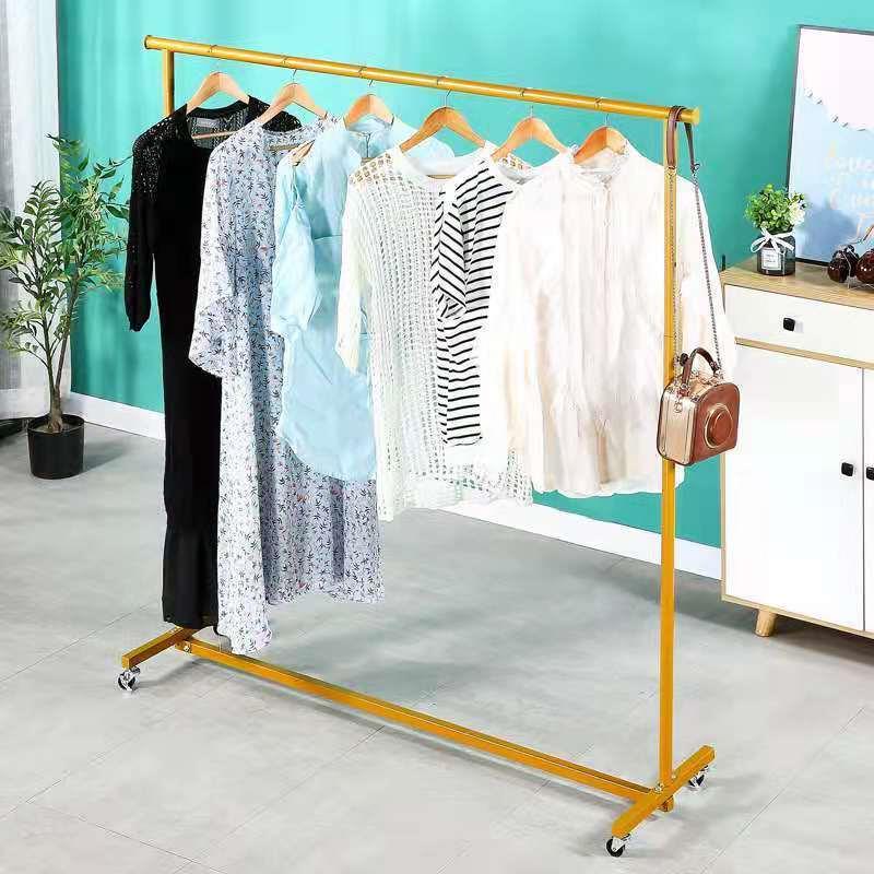 服装架地摊折叠衣示架服装厂家直供店展架家用架衣帽架室落地挂衣
