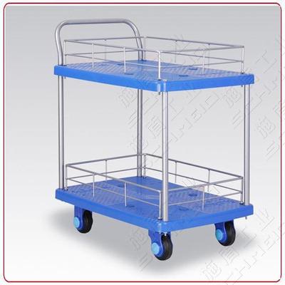 Sch71401093meid施盾层带护手栏超静2料推车单扶仓库拣货车超静塑