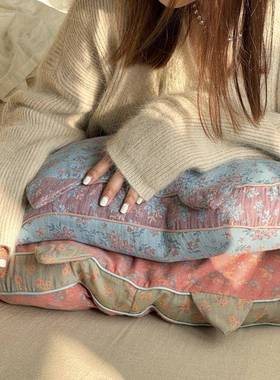 厂家荞麦保枕芯天夏单人儿童棉双层纱SLL健麦壳枕荞头